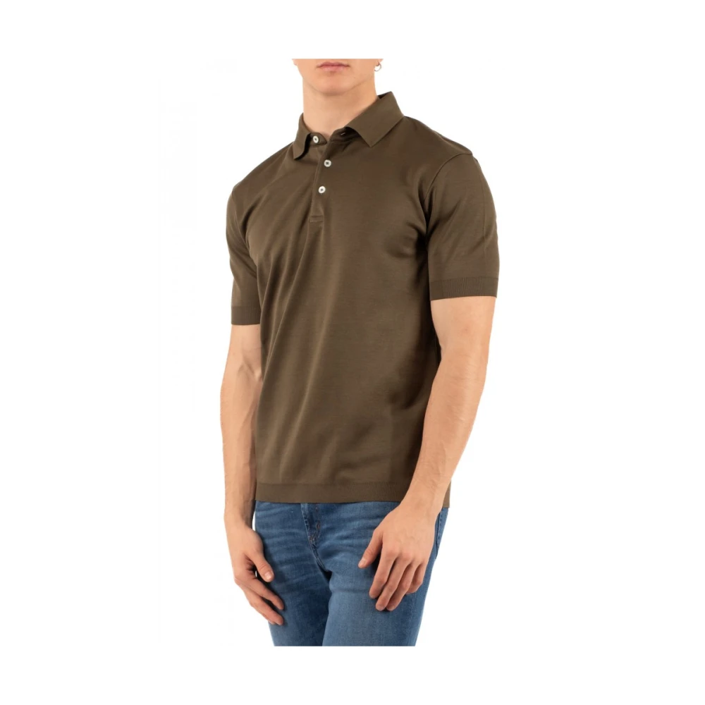 Herno Stijlvolle Polo Jas Green Heren