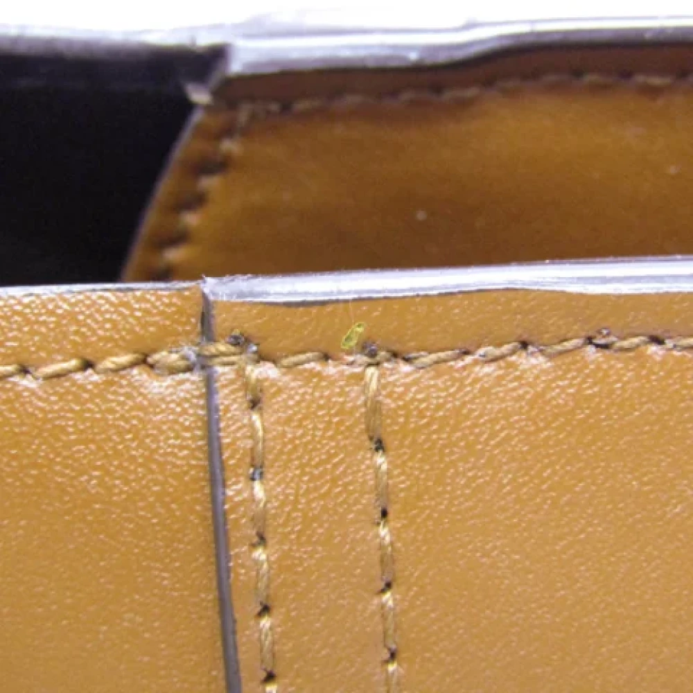 Salvatore Ferragamo Pre-owned Leather handbags Brown Dames