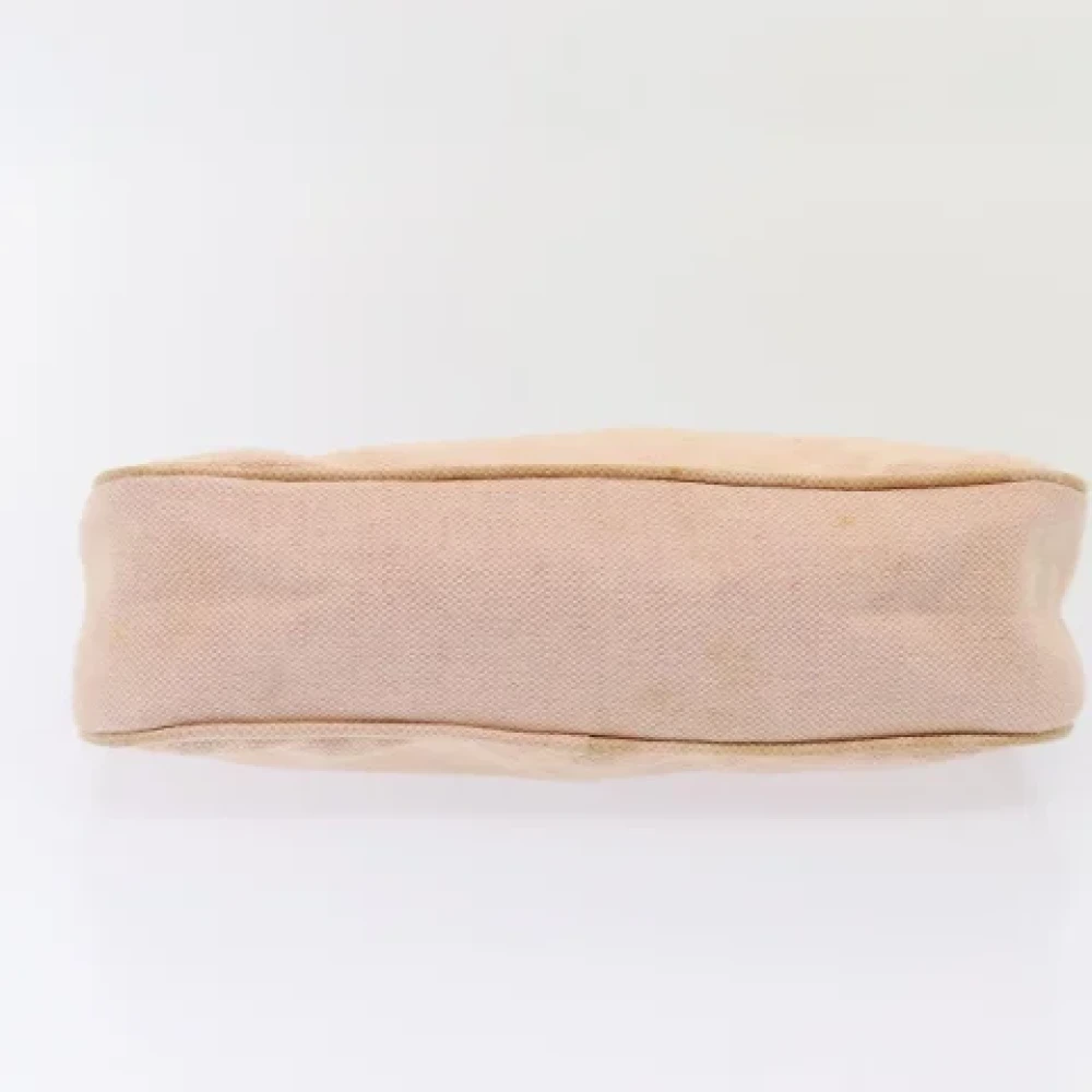 Prada Vintage Pre-owned Canvas clutches Pink Dames