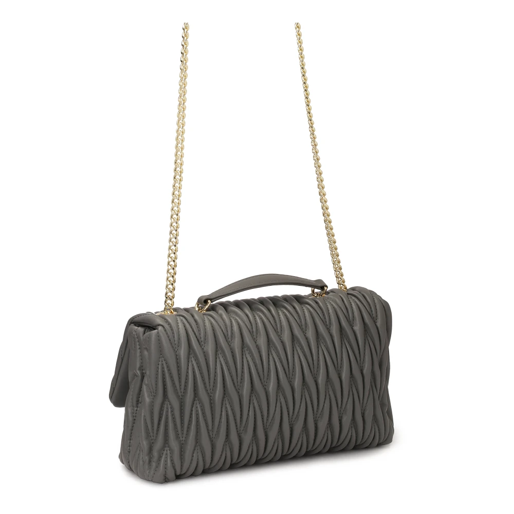 Kazar Grijze kettinghandtas met opvallend quilten Gray Dames