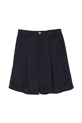 blue-geometric-pattern-kids-silk-shorts