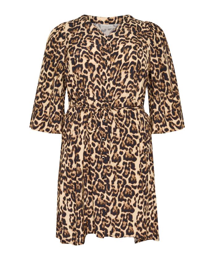 robe-courte-a-imprime-leopard
