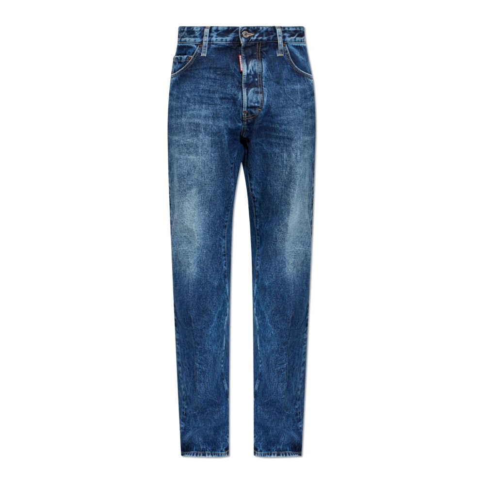 Dsquared2 Blue Straight Fit Jeans, Male, S, 70'S Jeans