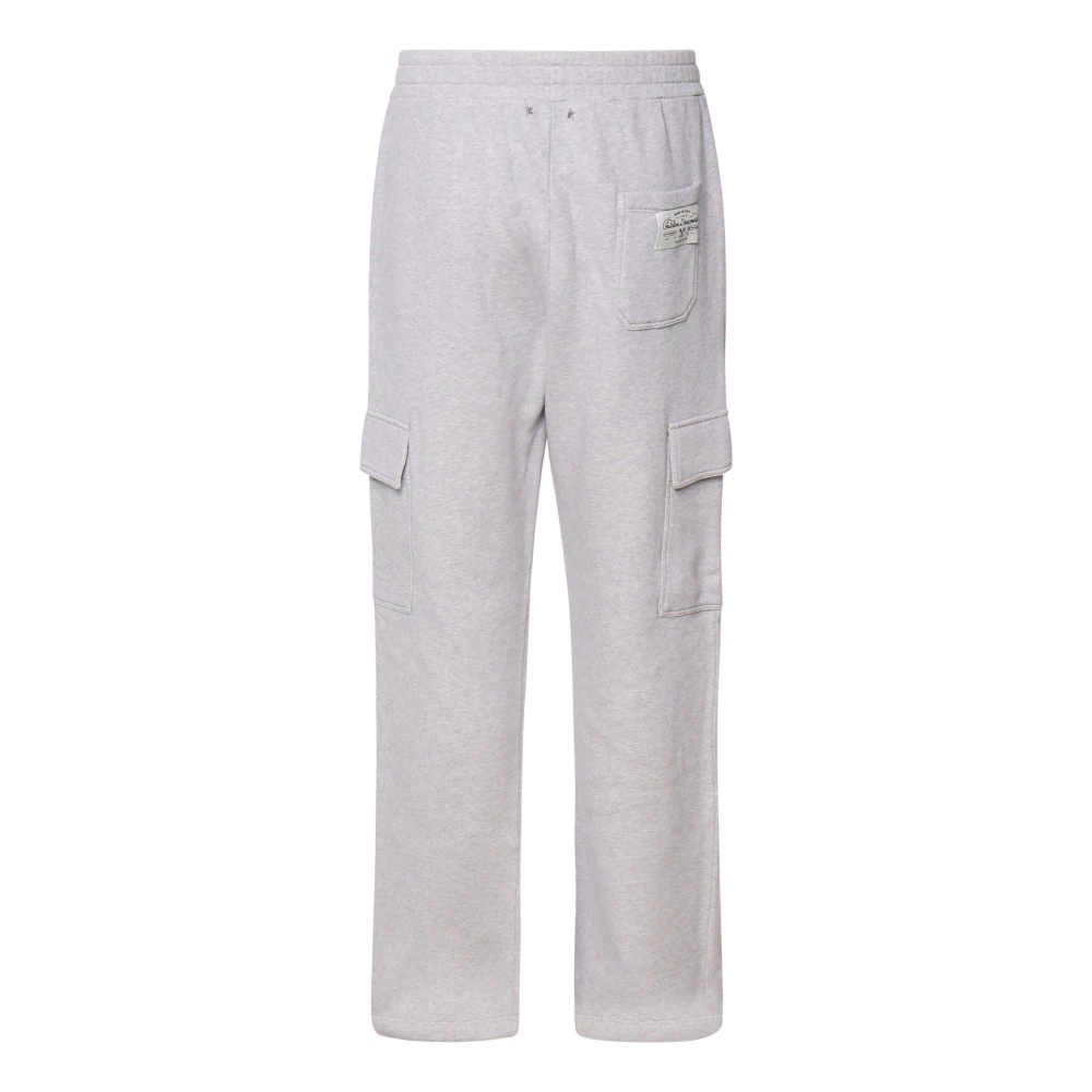 Golden Goose Italiaanse katoenen broek met elastische taille Gray Heren