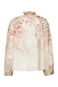 floral-print-raffia-button-shirt