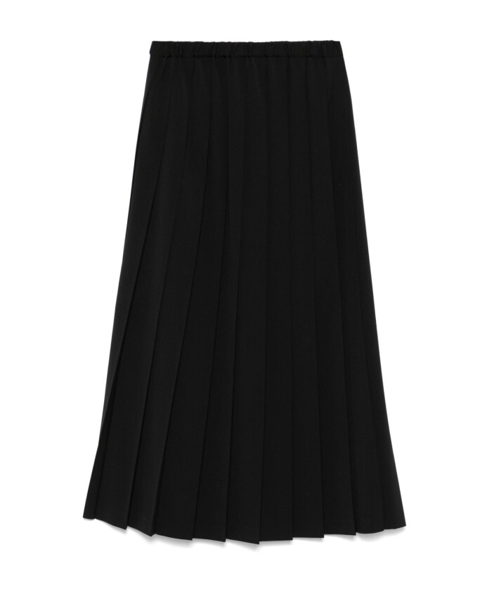 jupe-midi-plissee-noire-en-melange-de-laine