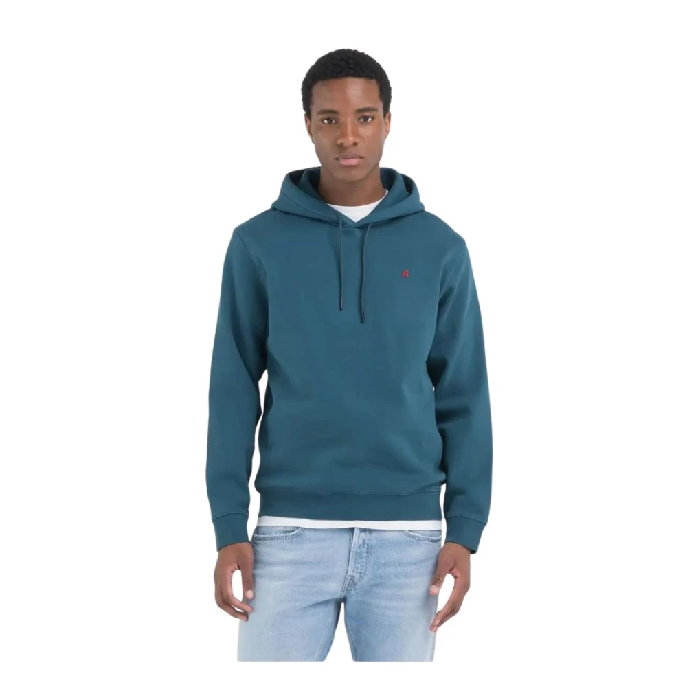 Replay Hoodie met lange mouwen Green Heren