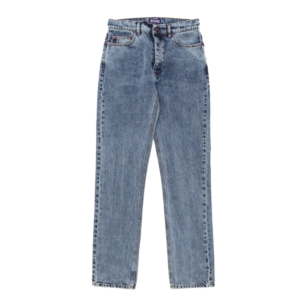 Octopus Reguliere Denim Blauwe Jeans met Zakken Blue Heren
