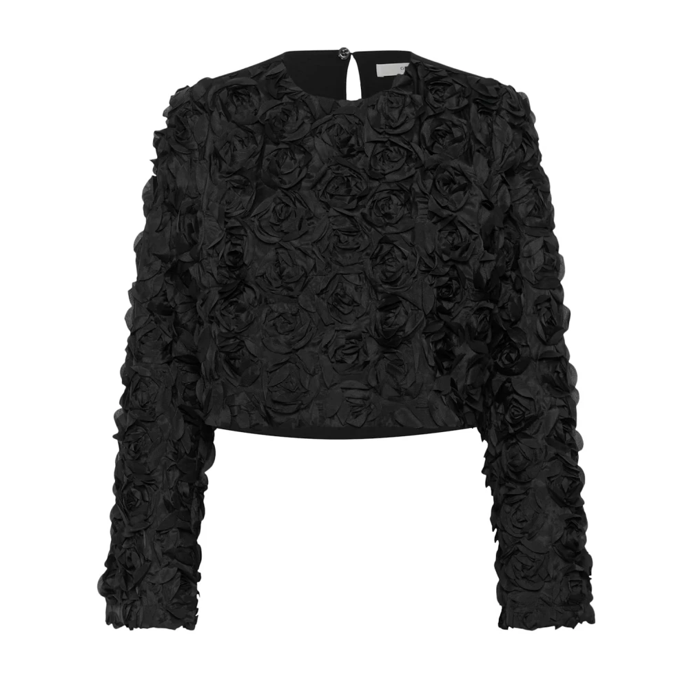 Gestuz Women's Black Blouses, 2XL, Blouses