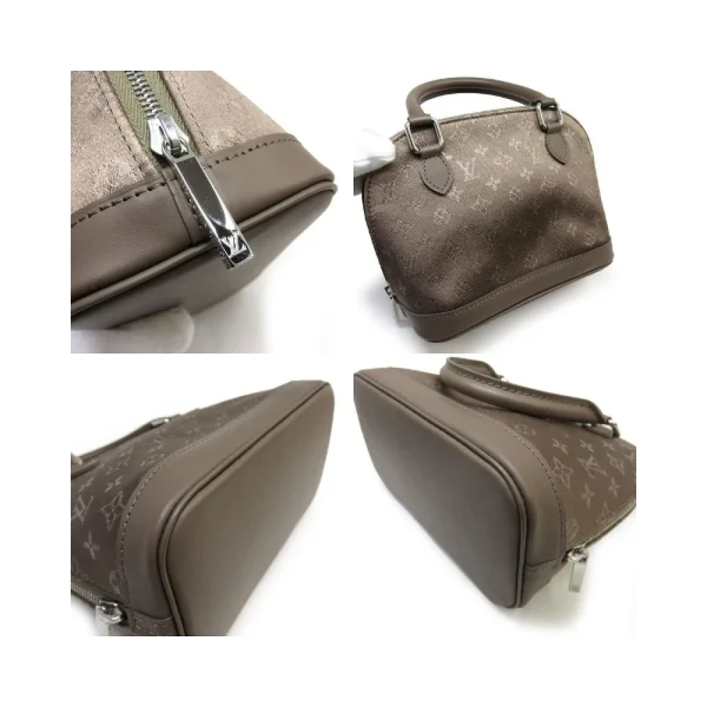 Louis Vuitton Vintage Pre-owned Fabric handbags Gray Dames