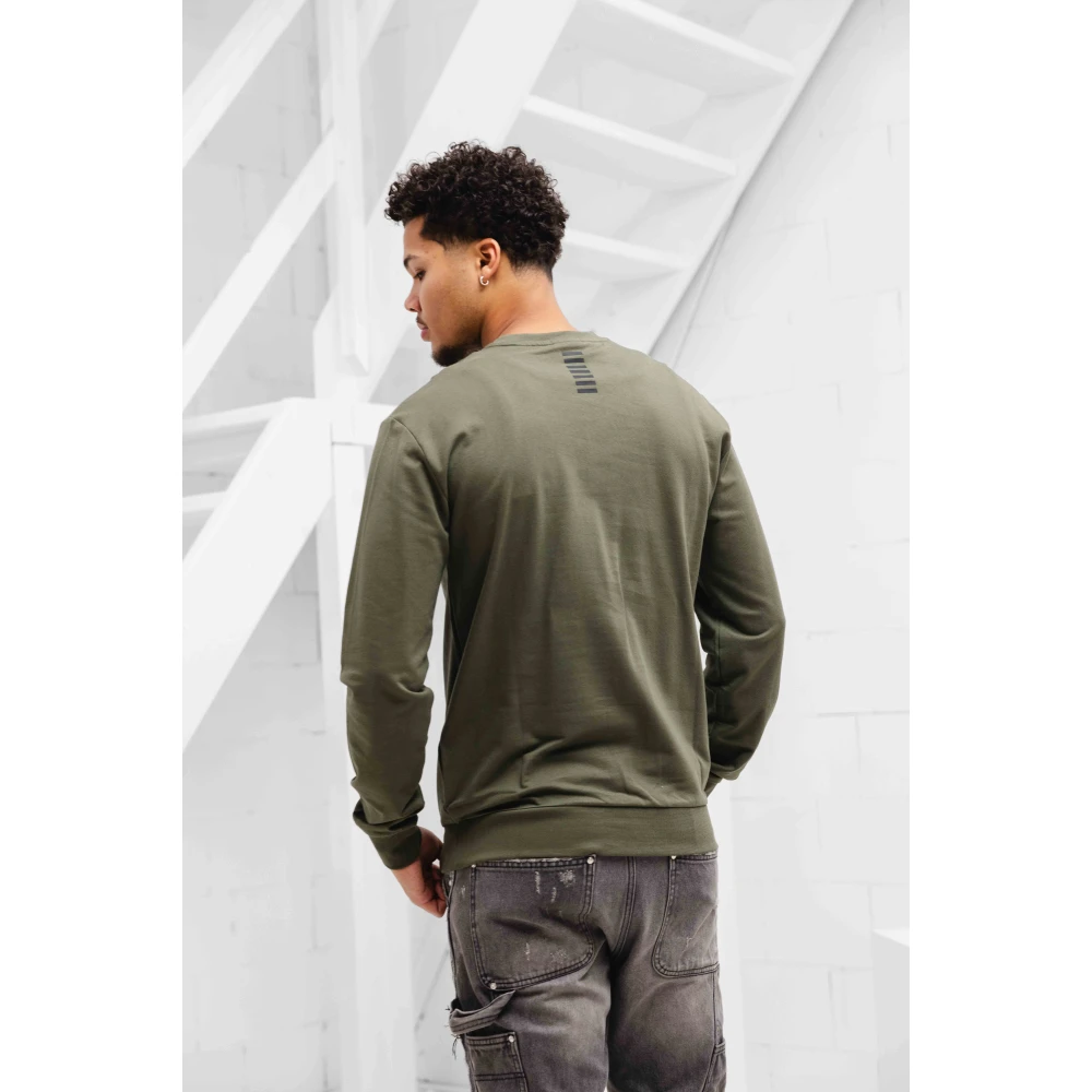 Emporio Armani Trendy Sweater voor Heren Groen Green Heren