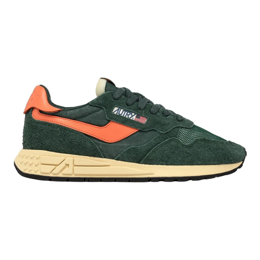 Autry Men's Green Sneakers, 6 Uk, Reelwind Low Trainers