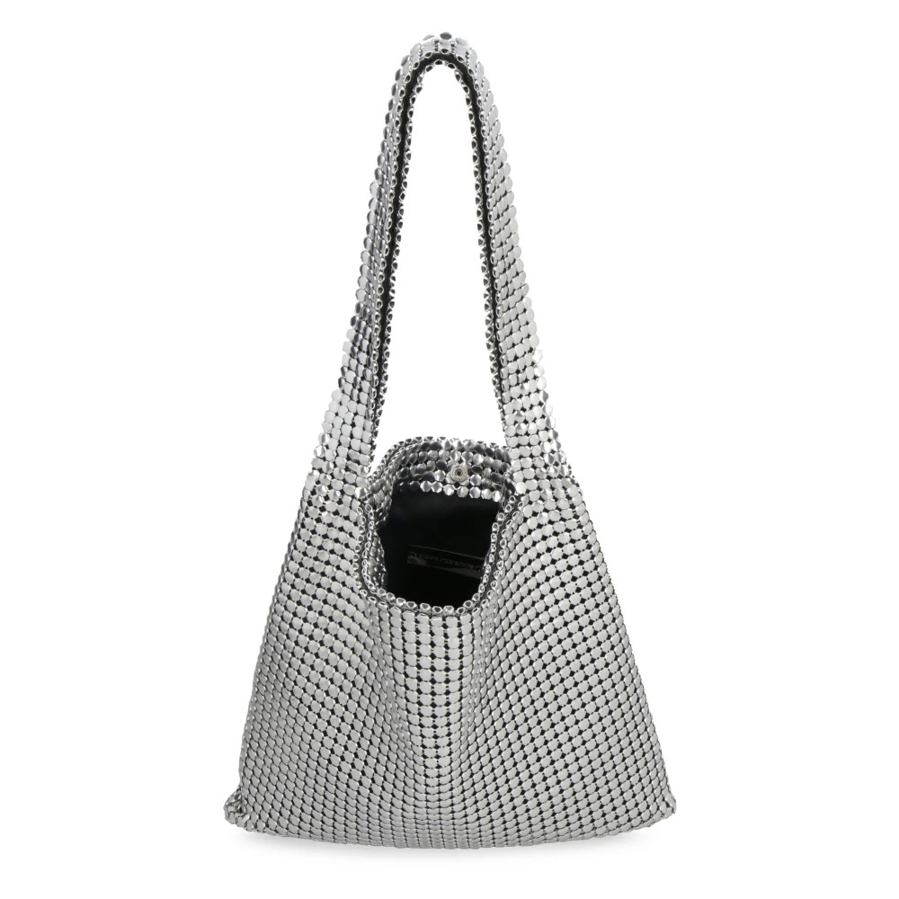Paco Rabanne Stijlvolle Hobo-tas met Snap-sluiting Gray Dames