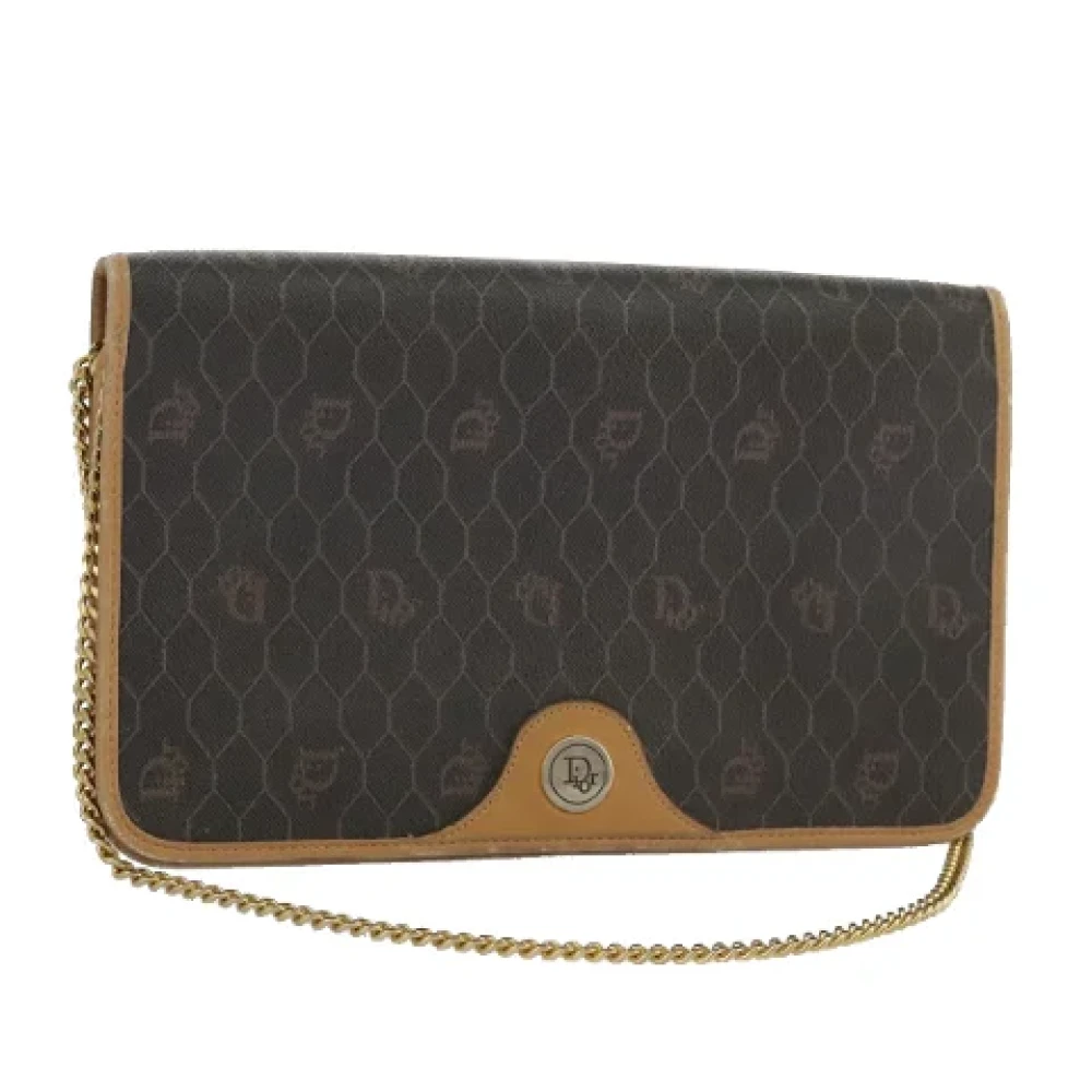 Dior Vintage Pre-owned Canvas dior-bags Brown Dames