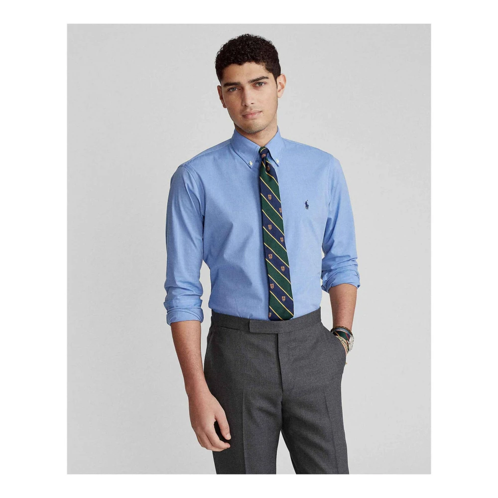 Polo Ralph Lauren Kunstmatig Vrijetijdsshirt Blue Heren