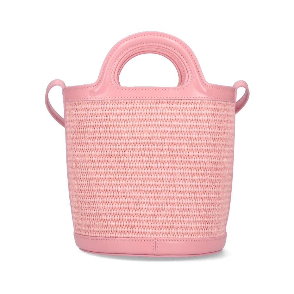Marni Roze Bucket Tas Pink Dames
