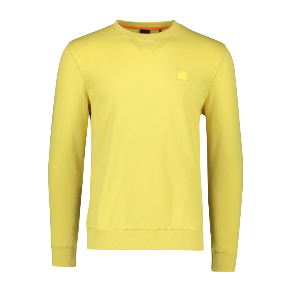 Hugo Boss Gele Westart Sweater Yellow Heren