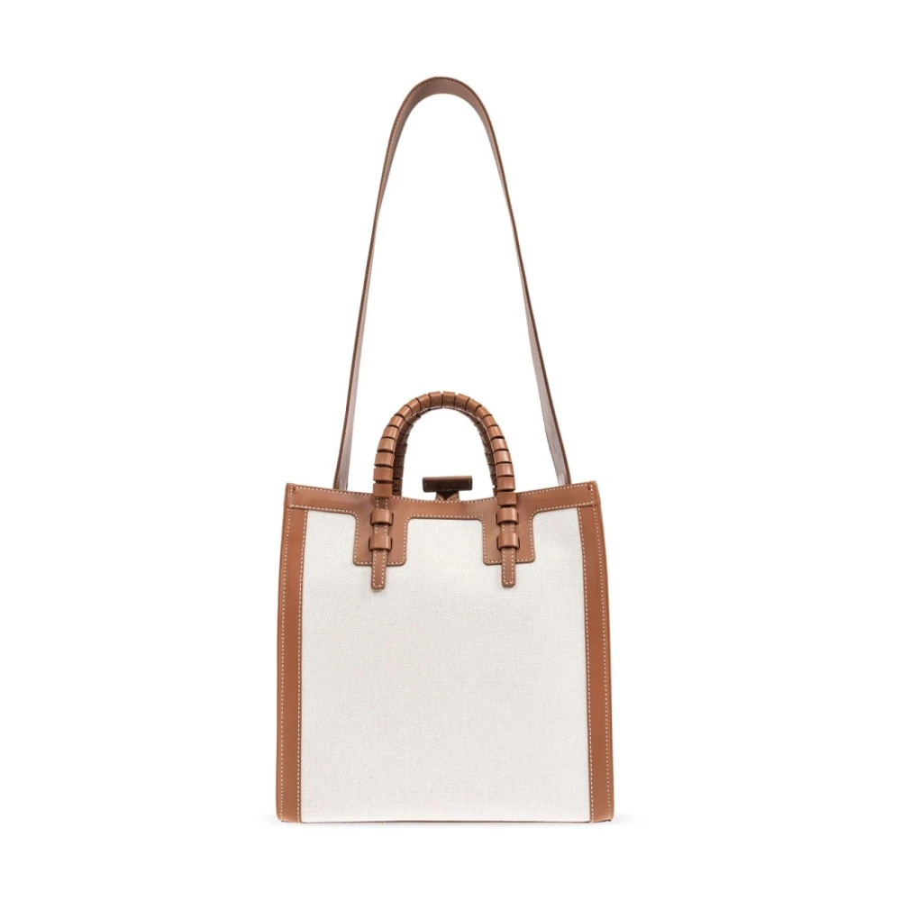 Casadei Bruin Leren Schoudertas met Toggle Sluiting Brown Dames