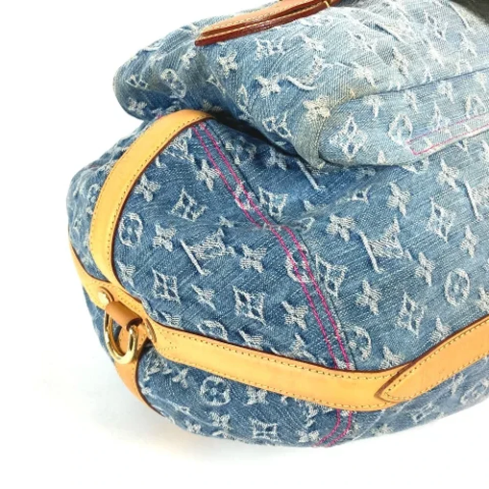 Louis Vuitton Vintage Pre-owned Denim louis-vuitton-bags Blue Dames