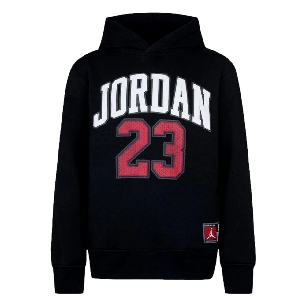 Jordan Unisex Kids Black Hooded Sweatshirt 95C479-023 - Kids Sweatshirts - 13 Y - Kids