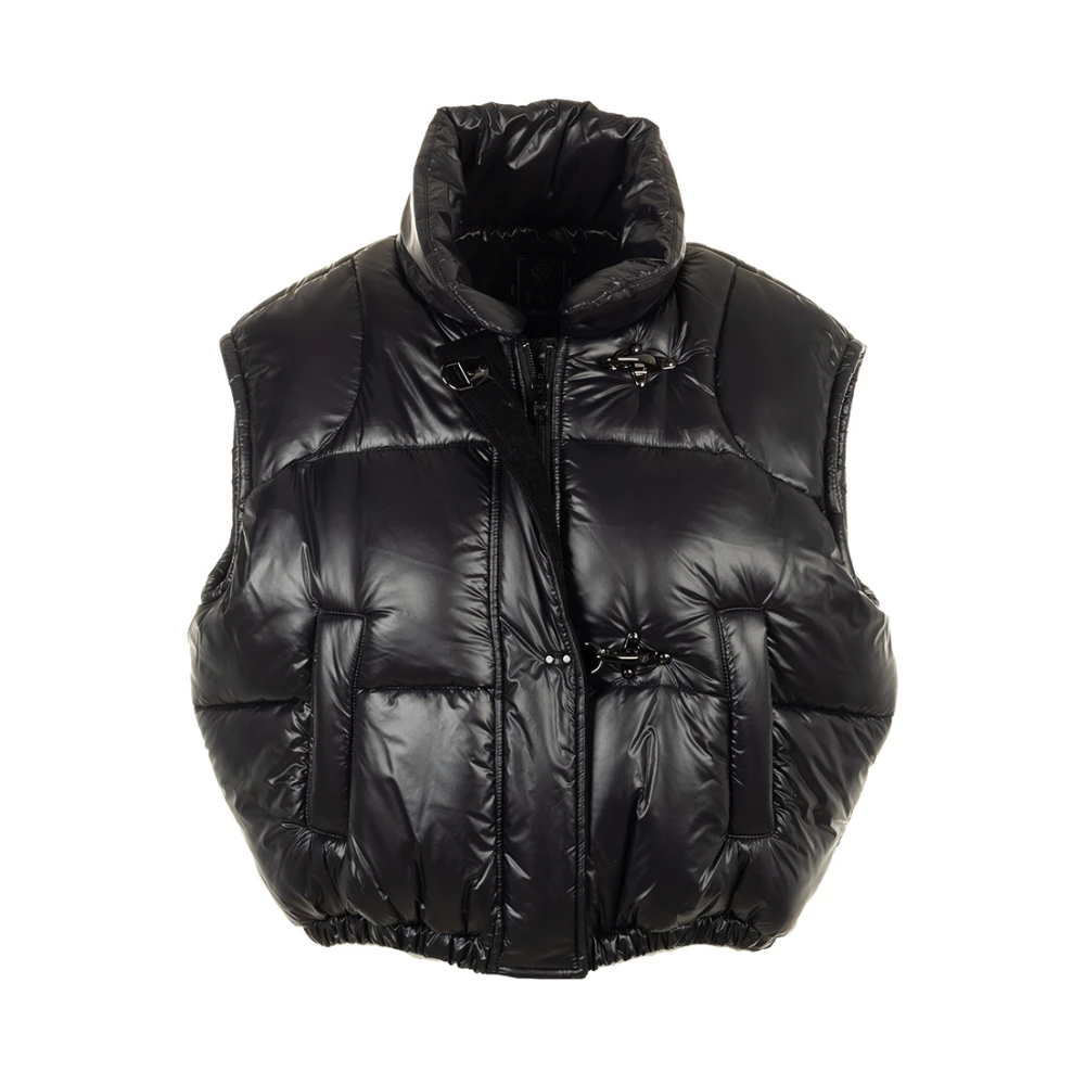 Fay Svart Gilet Kappa Black, Flicka