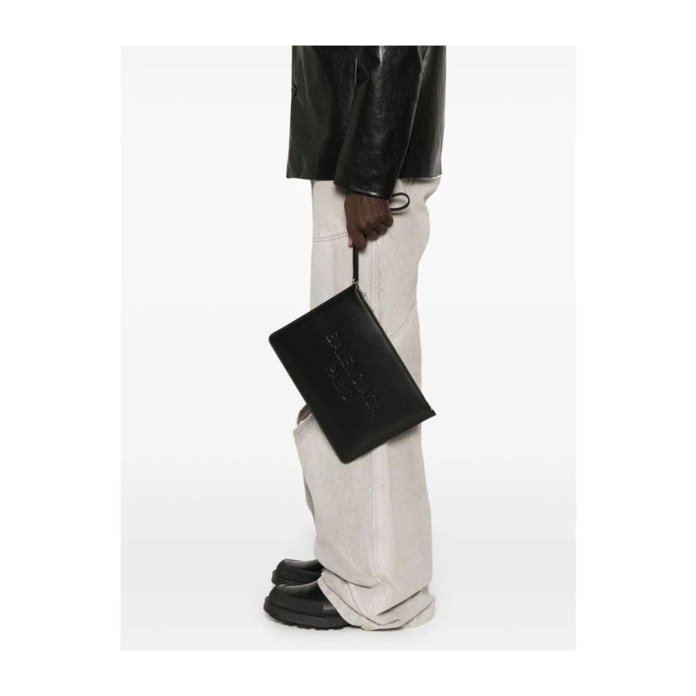 Balenciaga Zwarte Stijlvolle Tassen Collectie Black Heren