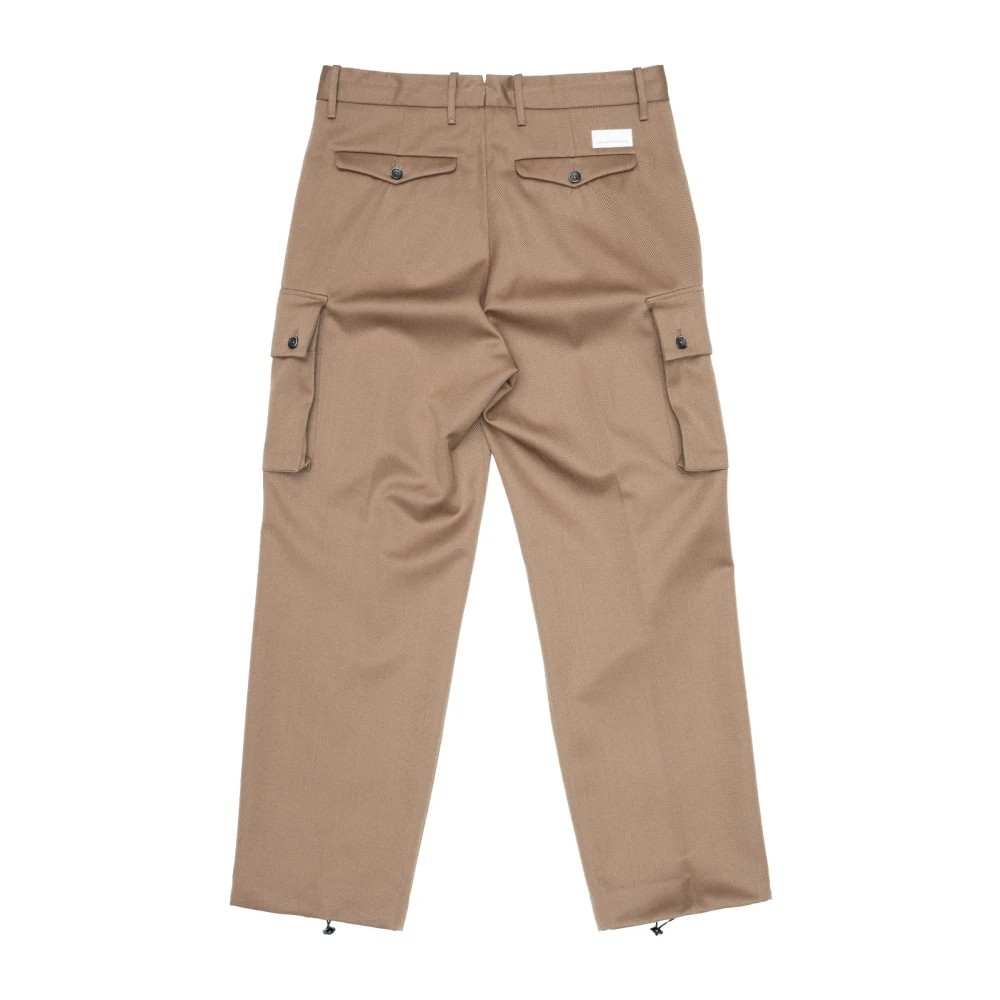 Nine In The Morning Wollen cargo chino broek Brown Heren