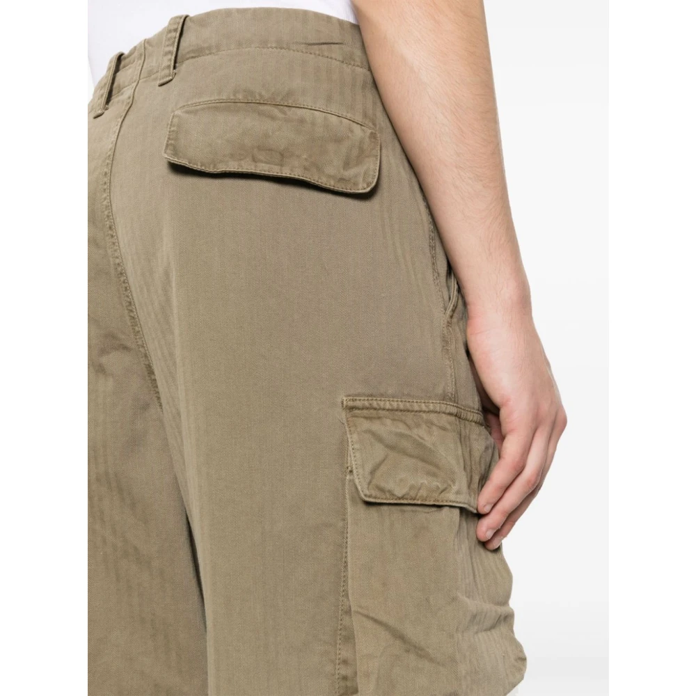 Our Legacy Wide Trousers Green Heren