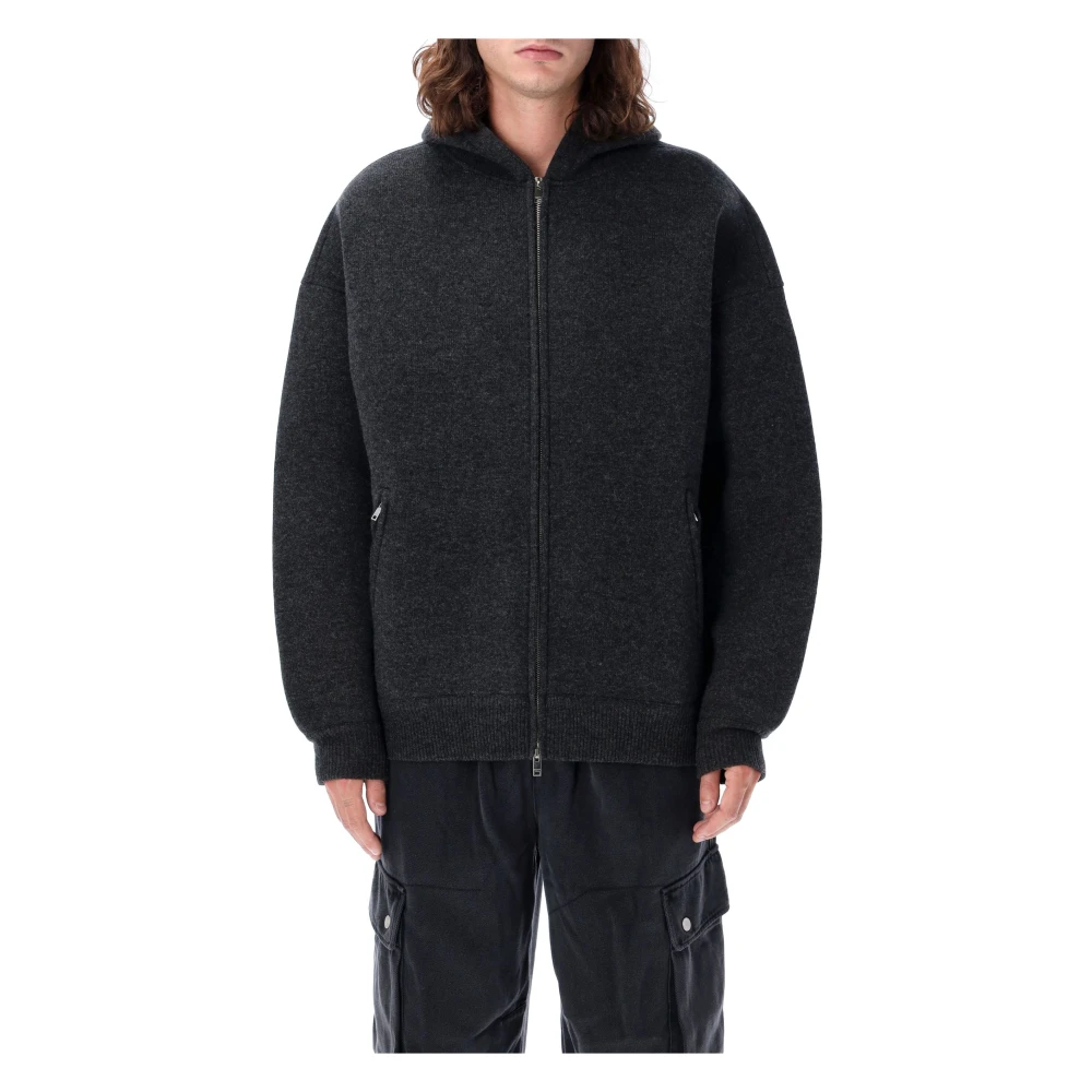 Isabel marant Igor Hooded Jacket Antracite Outerwear Black Heren