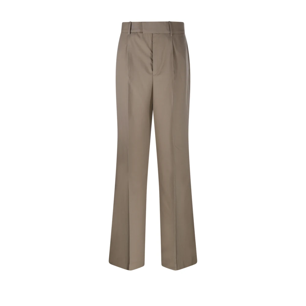 Róhe Khaki Plooi Broek Beige Dames