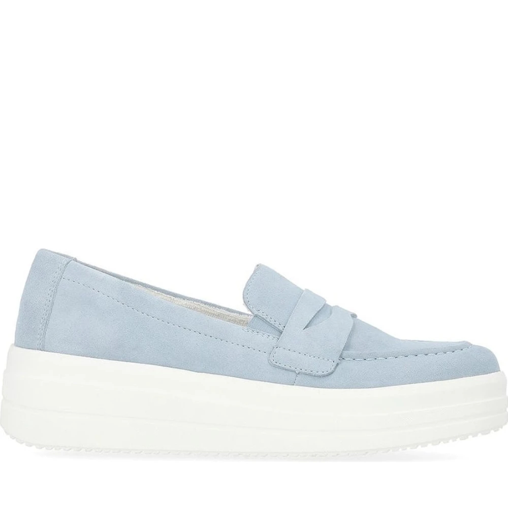 Remonte Women's Blue Loafers, 6 Uk, Closed Loafers For