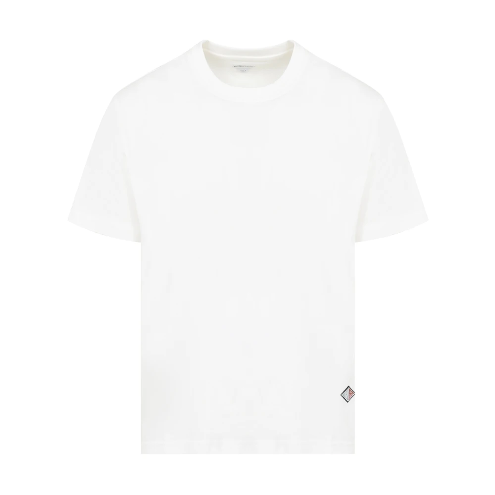 Bottega Veneta Wit Katoenen T-Shirt Casual Stijl White Heren