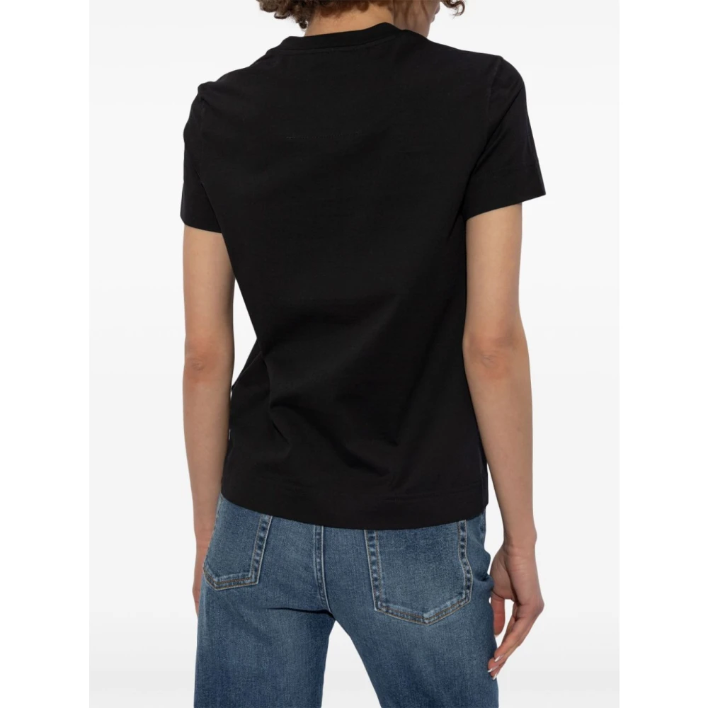 Givenchy Slim Fit T-shirt met 4G-detail Black Dames