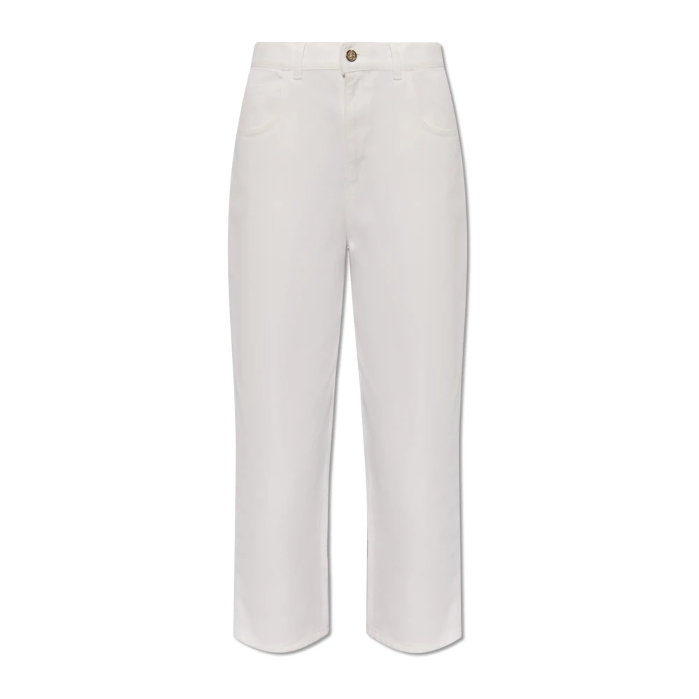 Moncler High-rise jeans White Dames
