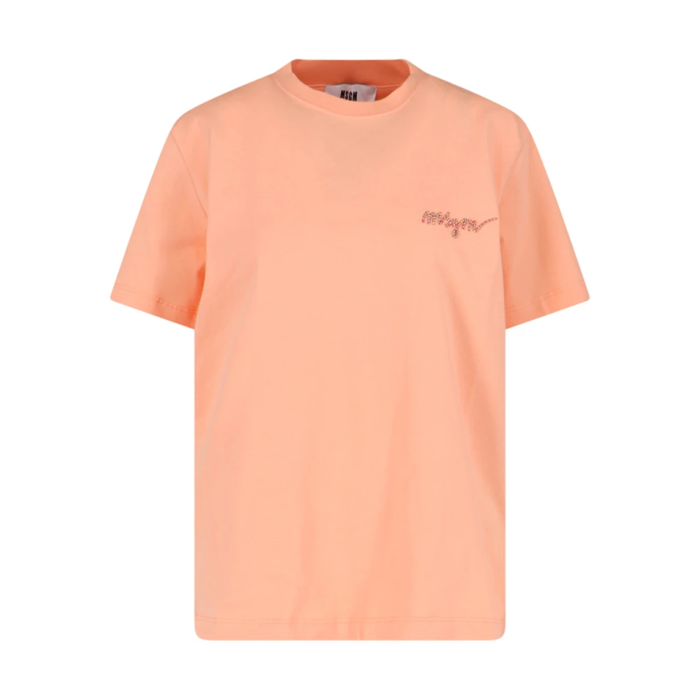 Msgm T-Shirts Orange Dames
