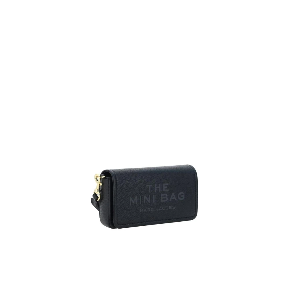 Marc Jacobs Pebbled Leather Mini Schoudertas Black Dames