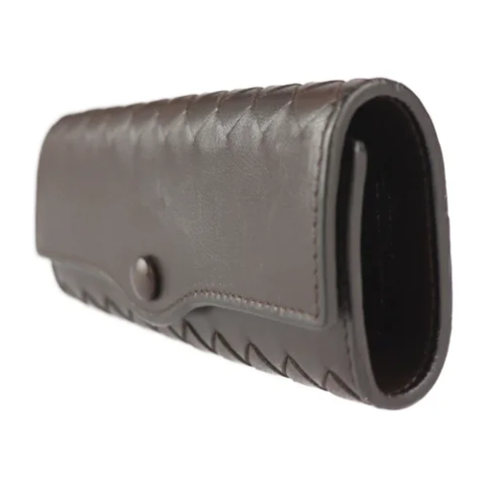 Bottega Veneta Vintage Pre-owned Leather key-holders Brown Dames