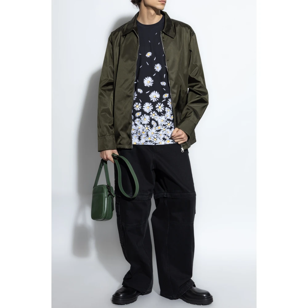 Moschino T-shirt met print Black Heren