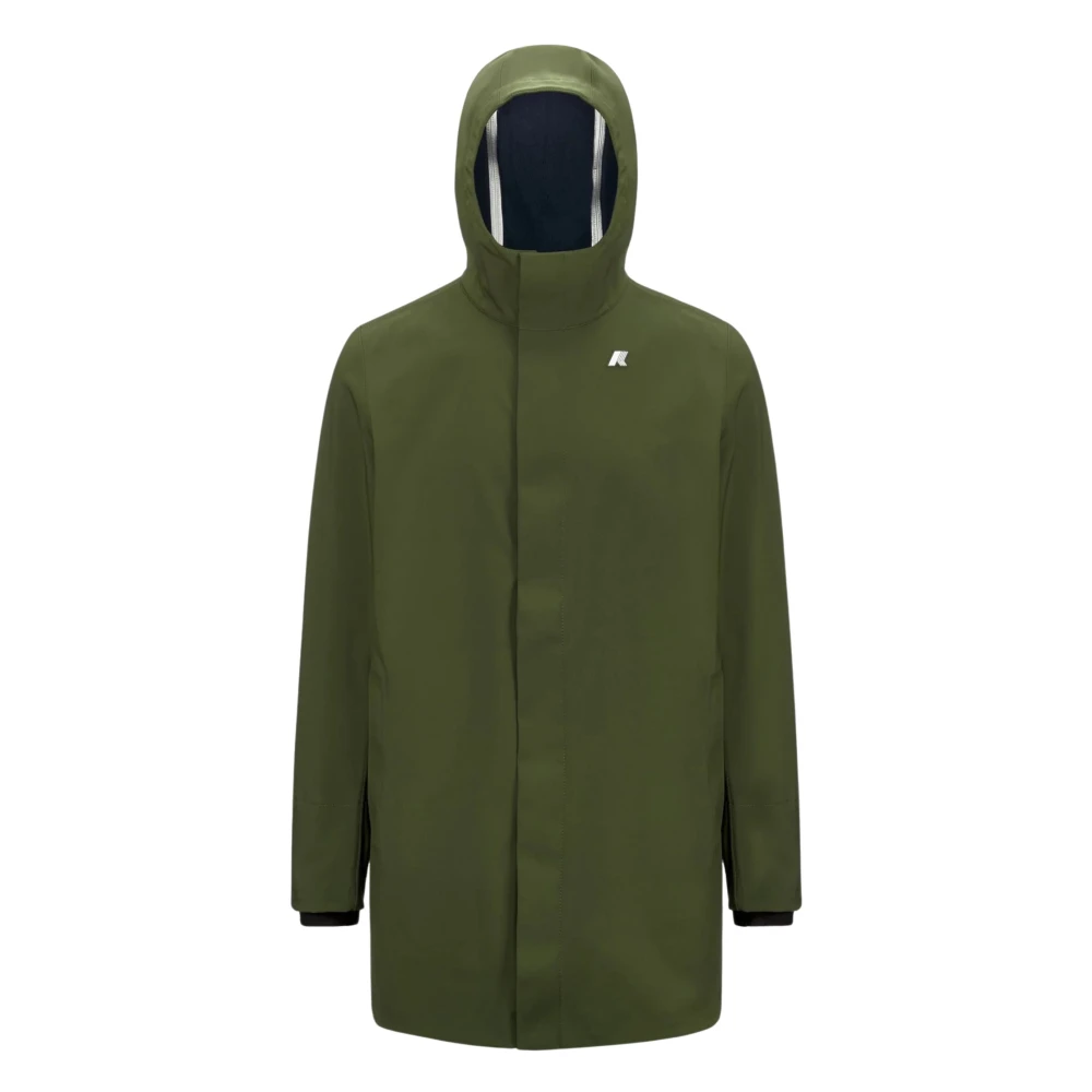 K-Way Uomo Verde Cappotti, S, New,