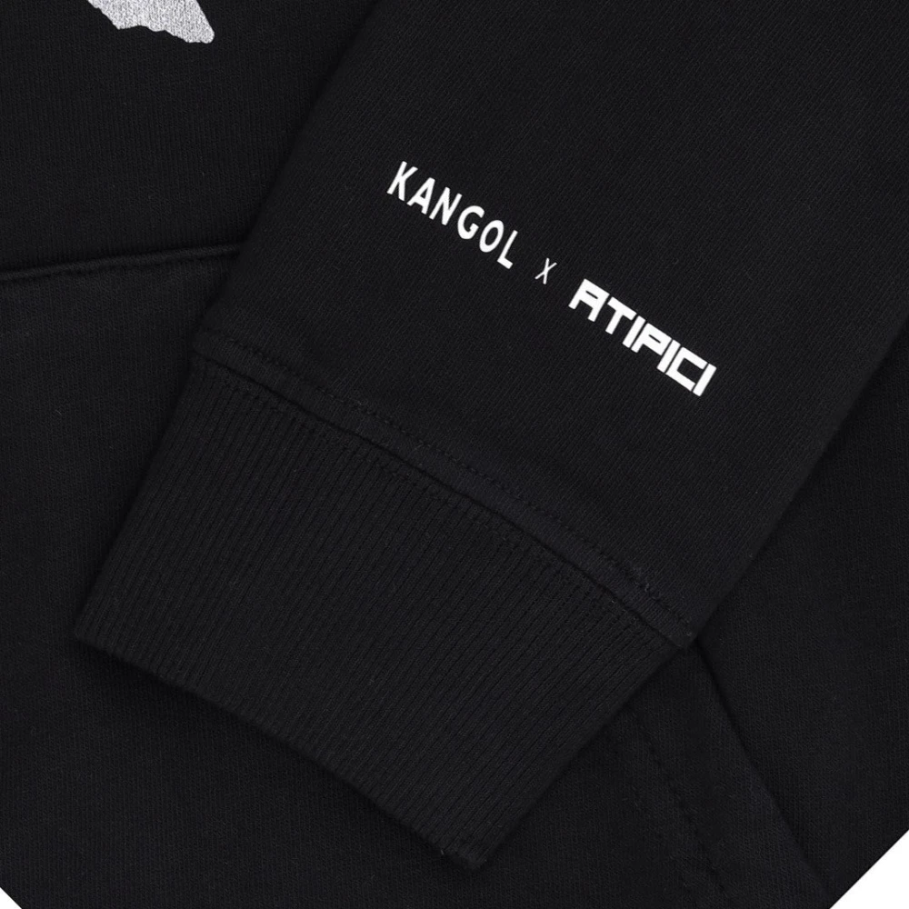Kangol Zwarte Limited Edition Jump Around Hoodie Black Heren