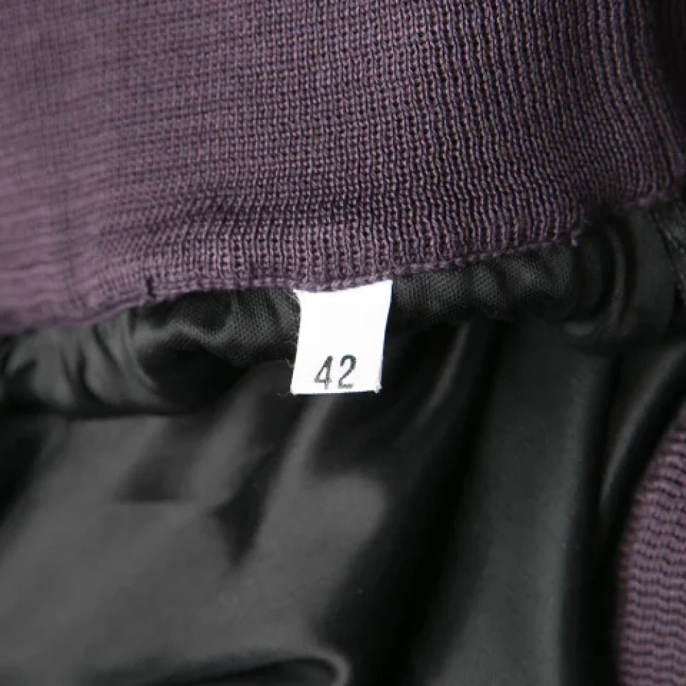 Missoni Pre-owned Wool bottoms Purple Dames