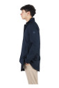 veste-longue-impermeable-bleue