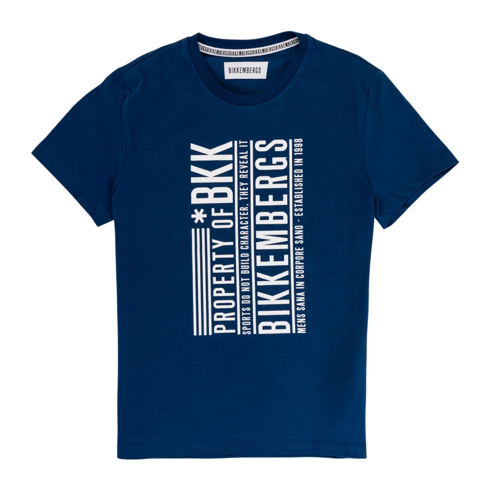 Bikkembergs Stijlvolle T-Shirt Collectie voor Mannen Blue Heren