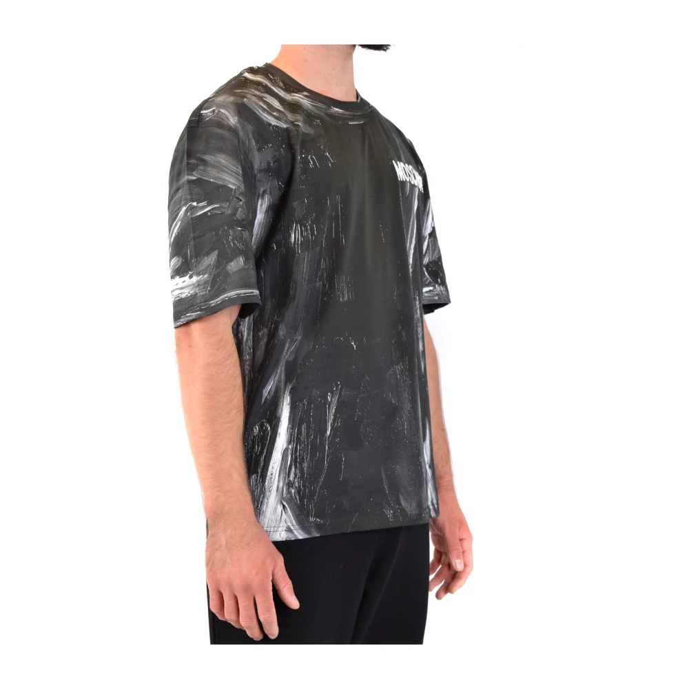 Moschino Upgrade je casual garderobe met dit hoogwaardige T-shirt voor heren Black Heren