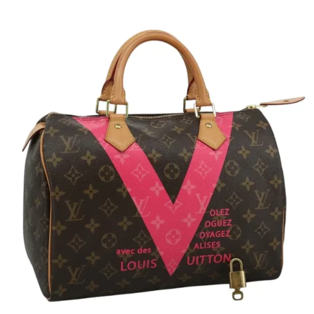 Louis Vuitton Vintage Pre-owned Canvas handbags Brown Dames