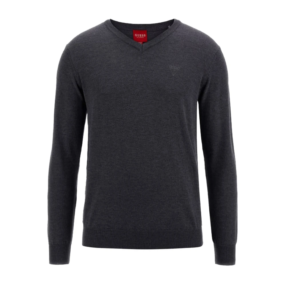 Guess V-hals Trui Grijs Gray Heren