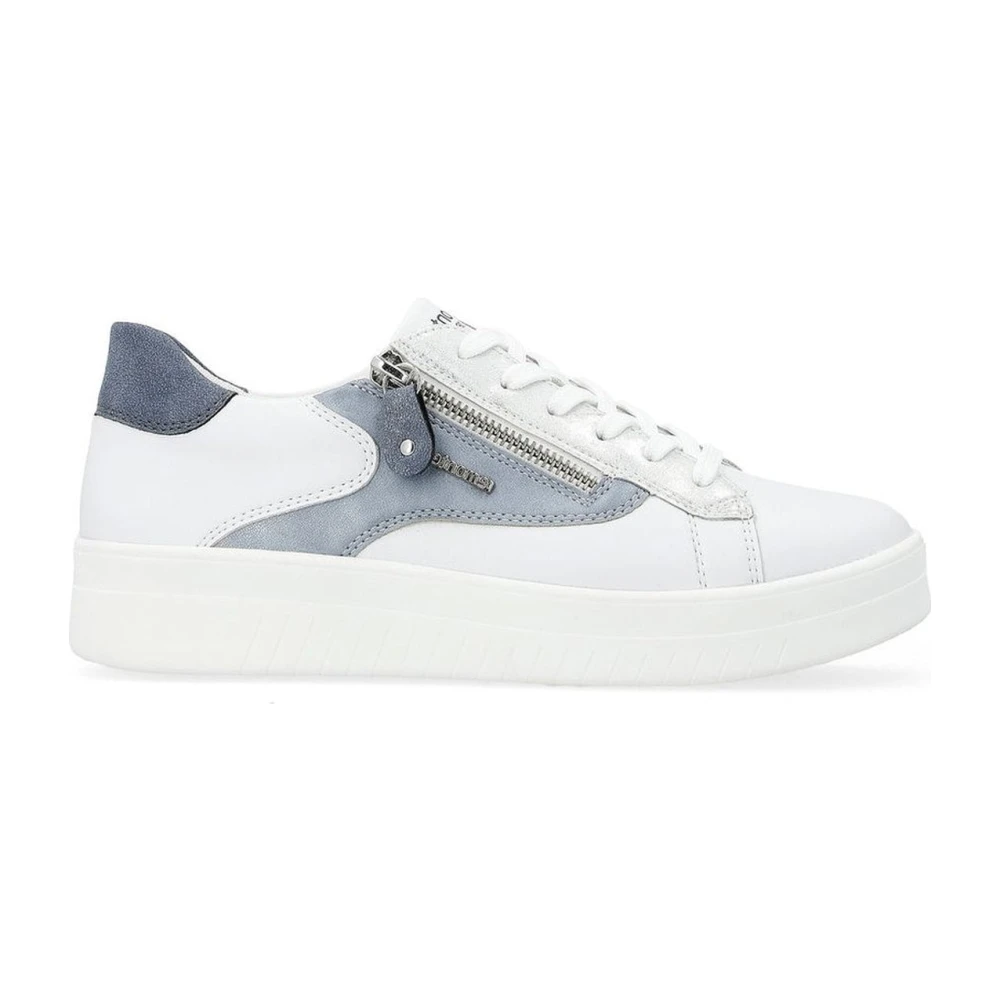 Remonte Women's White Sneakers, 4 Uk, Trainers For