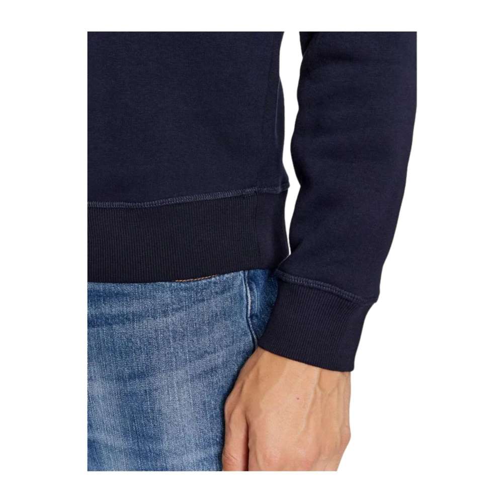 Guess Hoodie Blue Heren