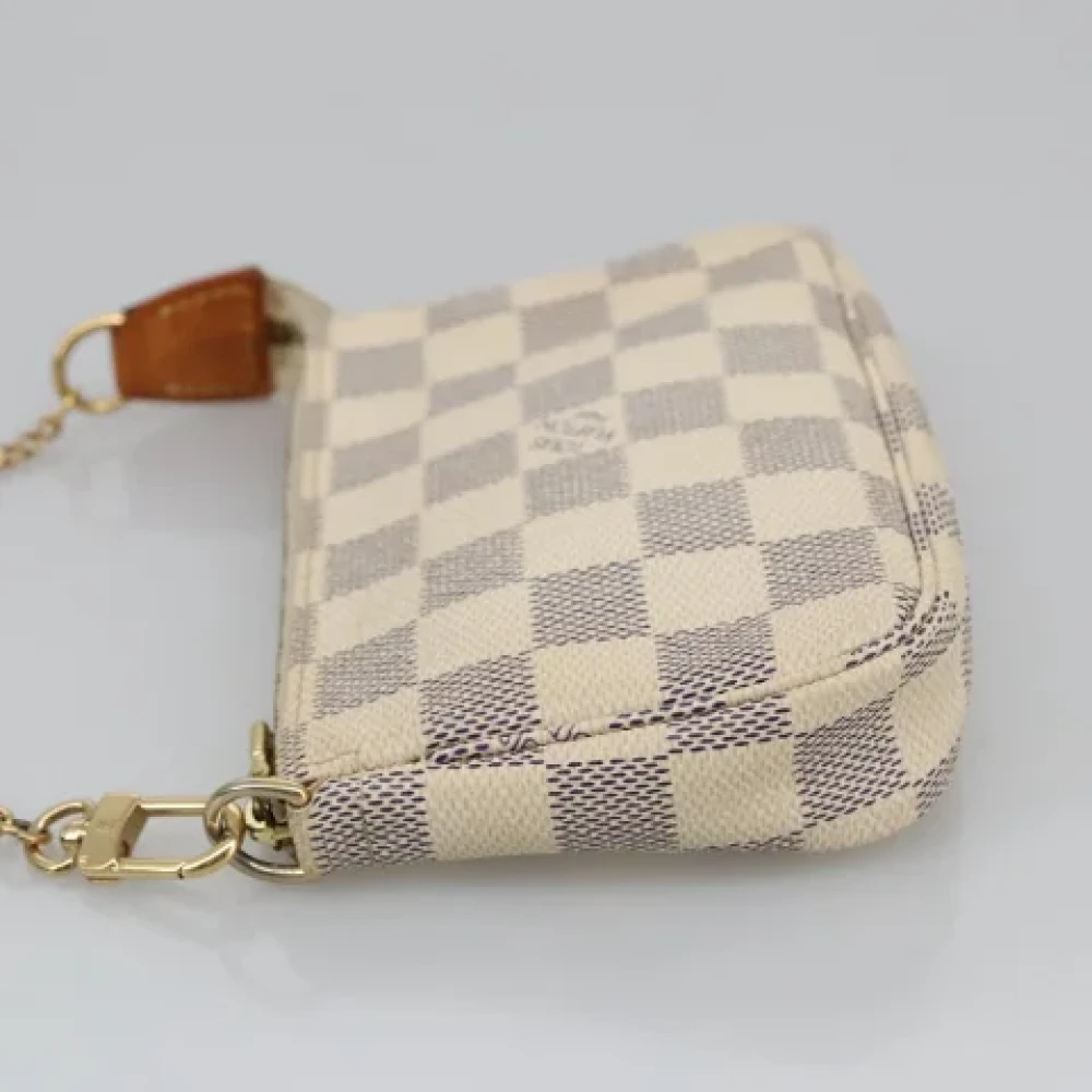 Louis Vuitton Vintage Pre-owned Canvas pouches Beige Dames