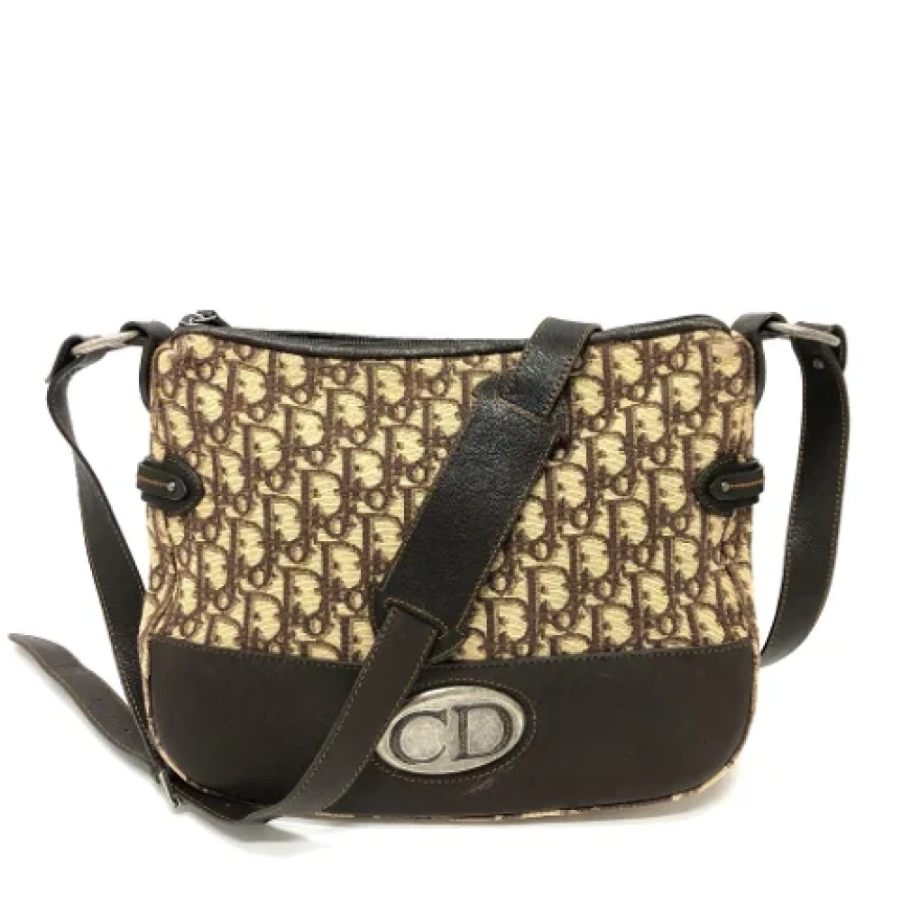 Dior Vintage Pre-owned Fabric dior-bags Brown Dames